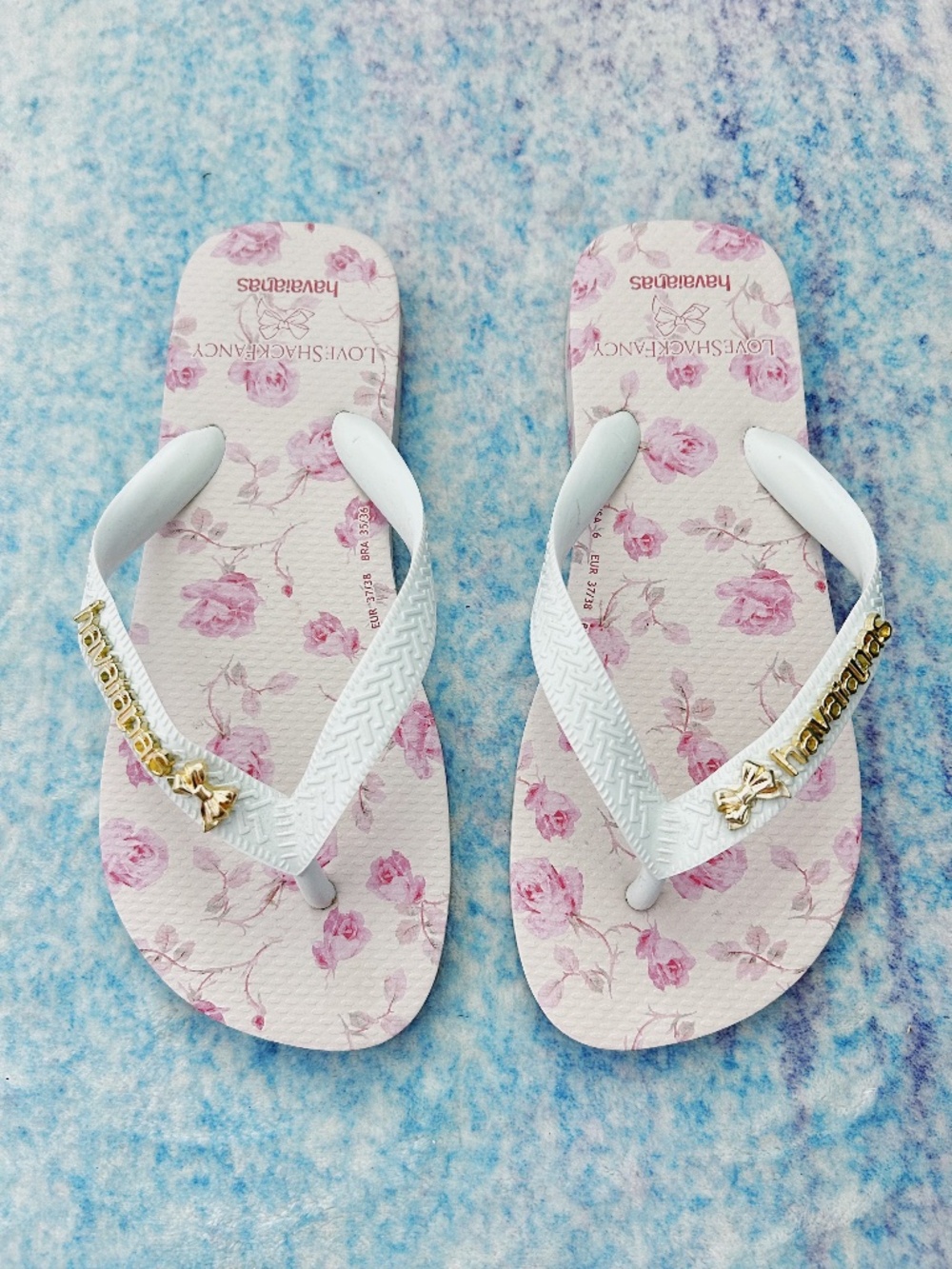 LoveShackFancy x Havaianas Flip Flops